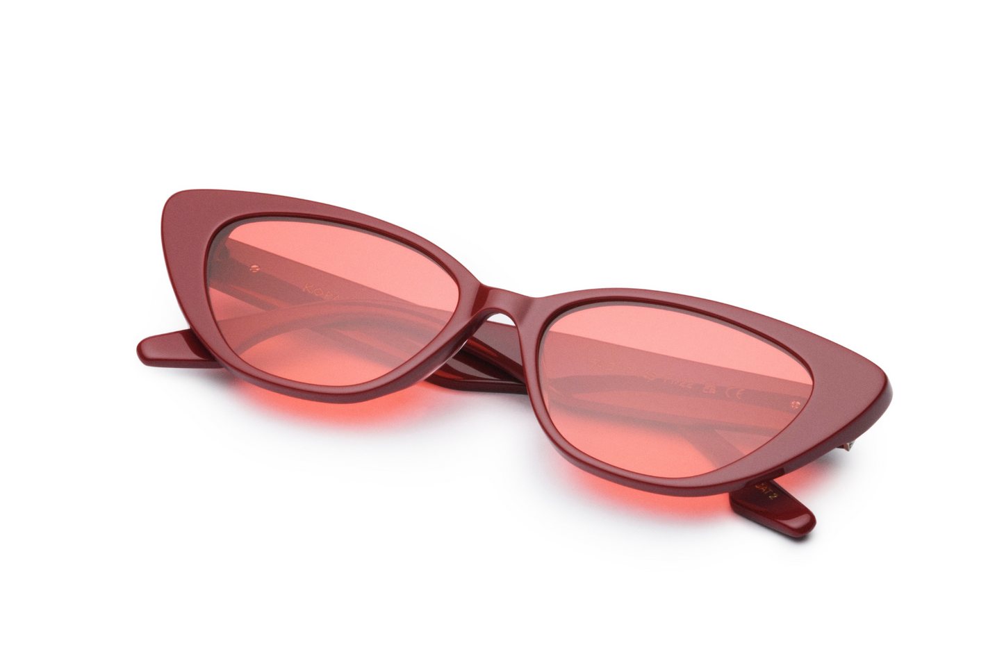 red cat eye sunglasses for women