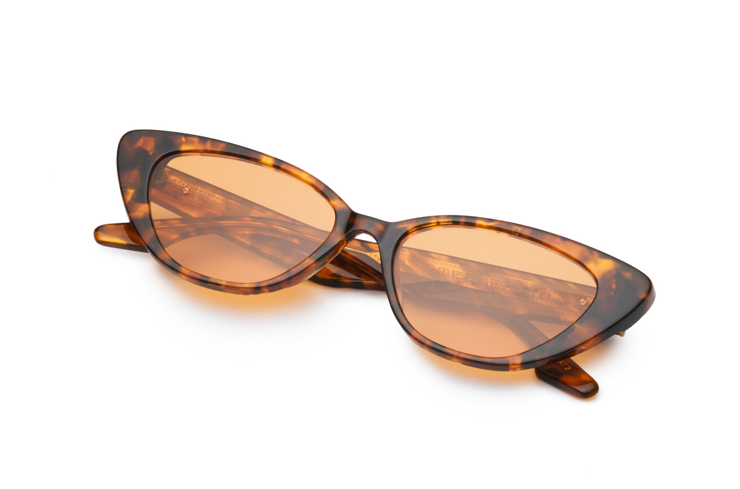 Tortoise cat eye sunglasses Camille Montes by Kopajos