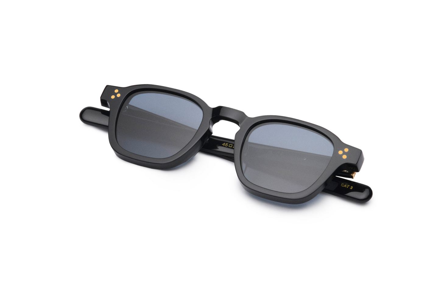 Black square frame sunglasses