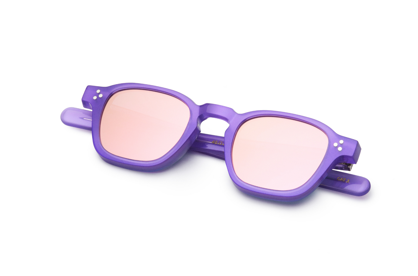 Purple square sunglasses for women