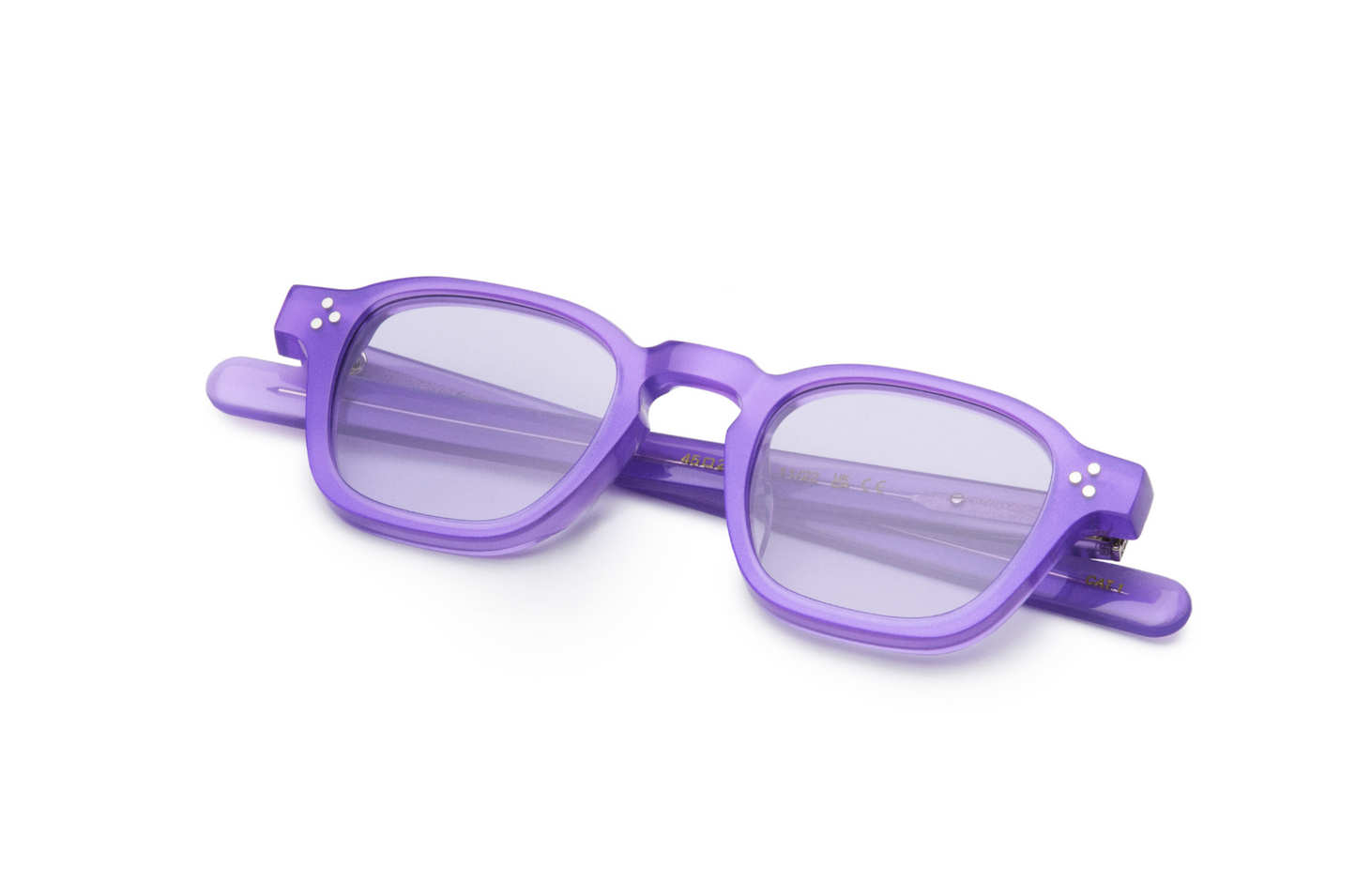 Purple square sunglasses for women