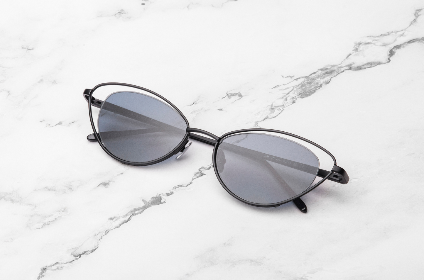 Black cat eye sunglasses for women, Fluffy by Kopajos