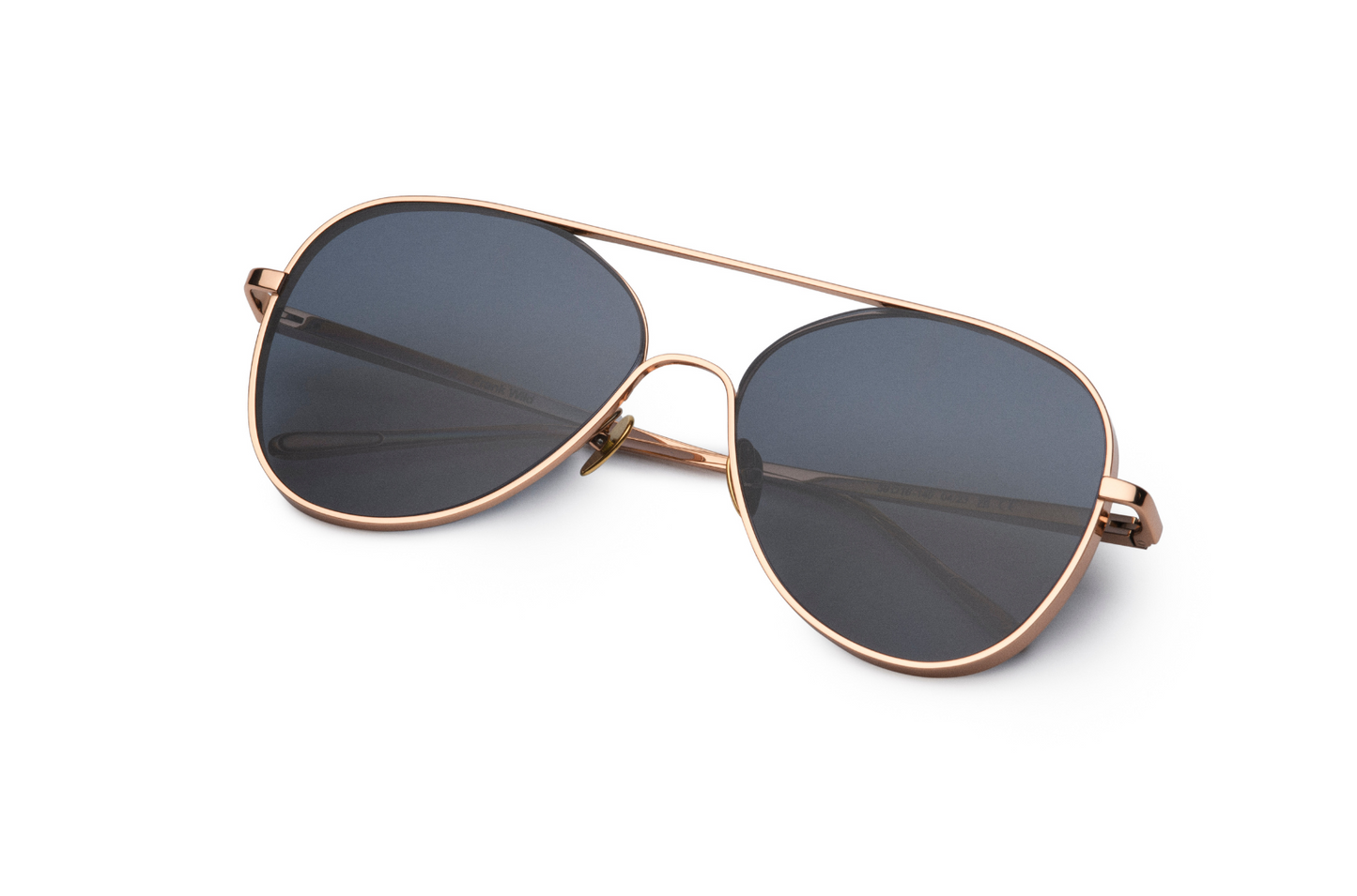 Gold aviator sunglasses men and women, Kopajos