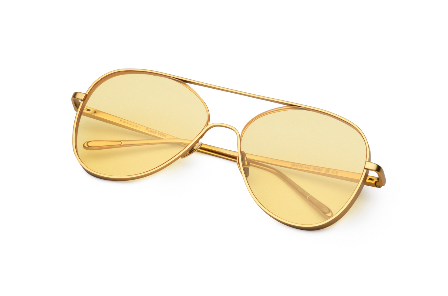 yellow lens aviator sunglasses by Kopajos