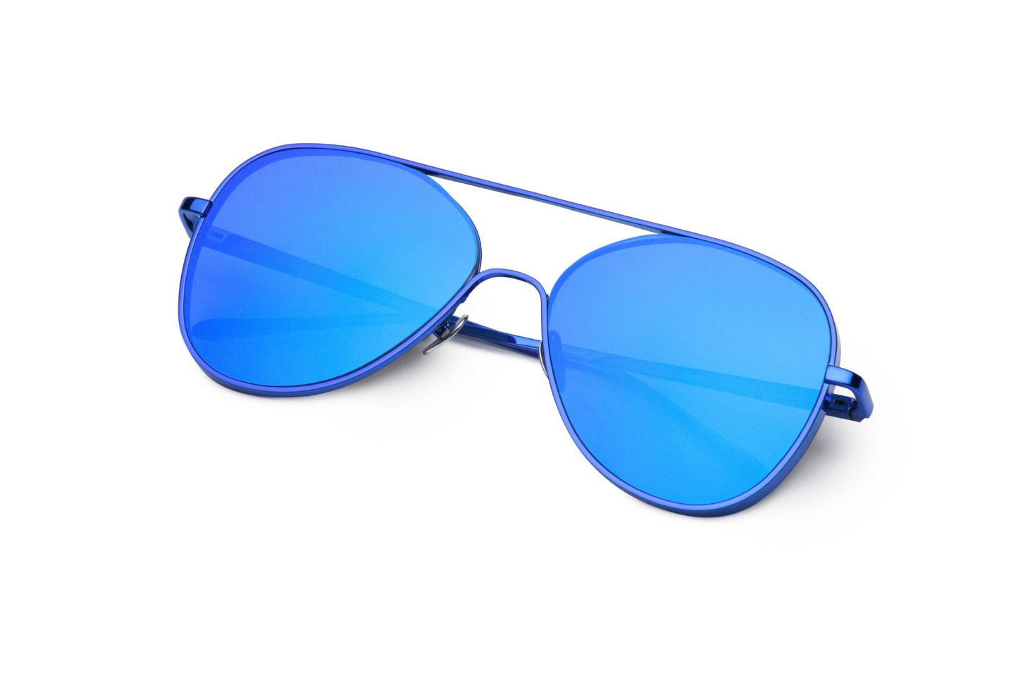 blue lens aviator sunglasses for men and women by Kopajos