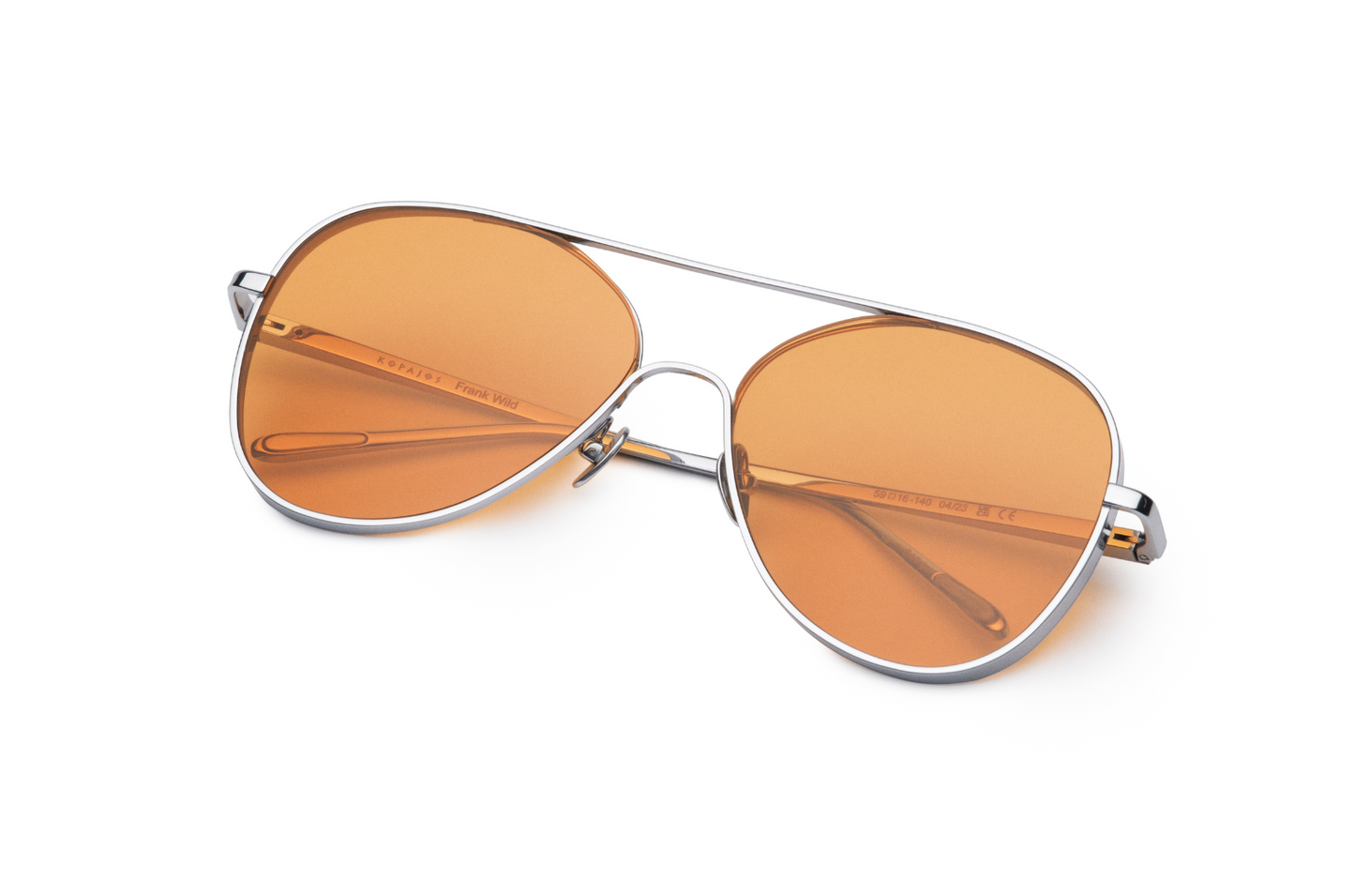 orange lens aviator sunglasses Frank Wild by Kopajos