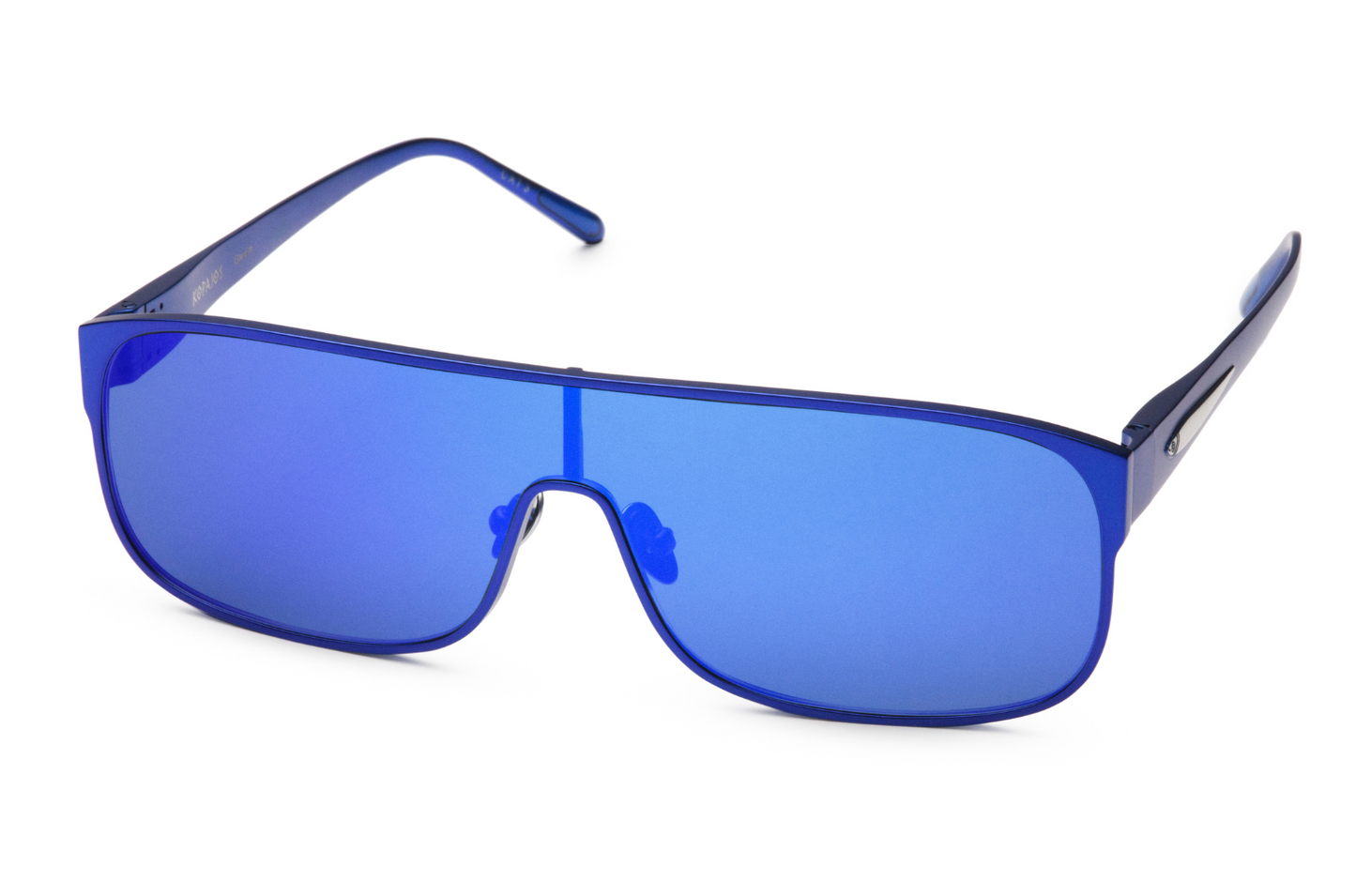 Blue mask sunglasses with polarized lenses by Kopajos