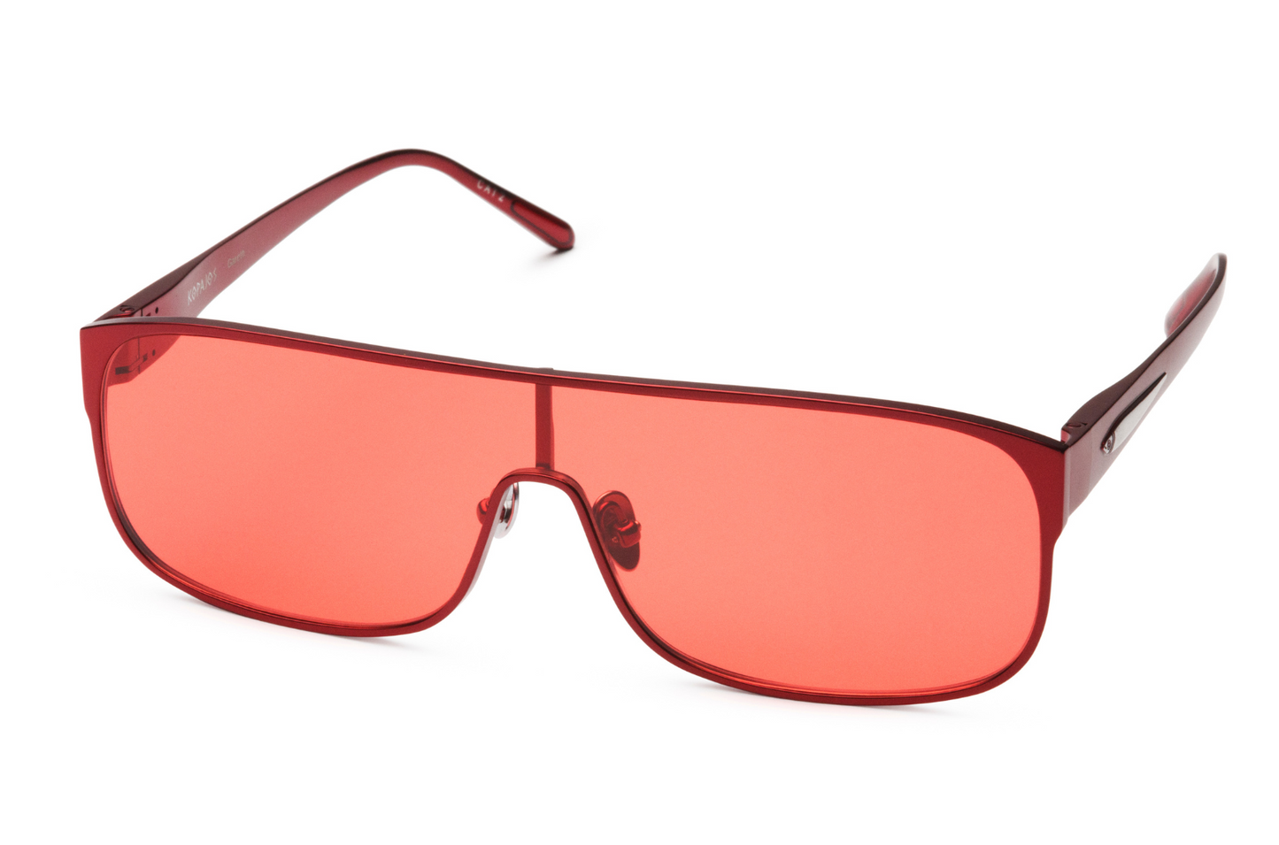 Red shield sunglasses for men and women by Kopajos