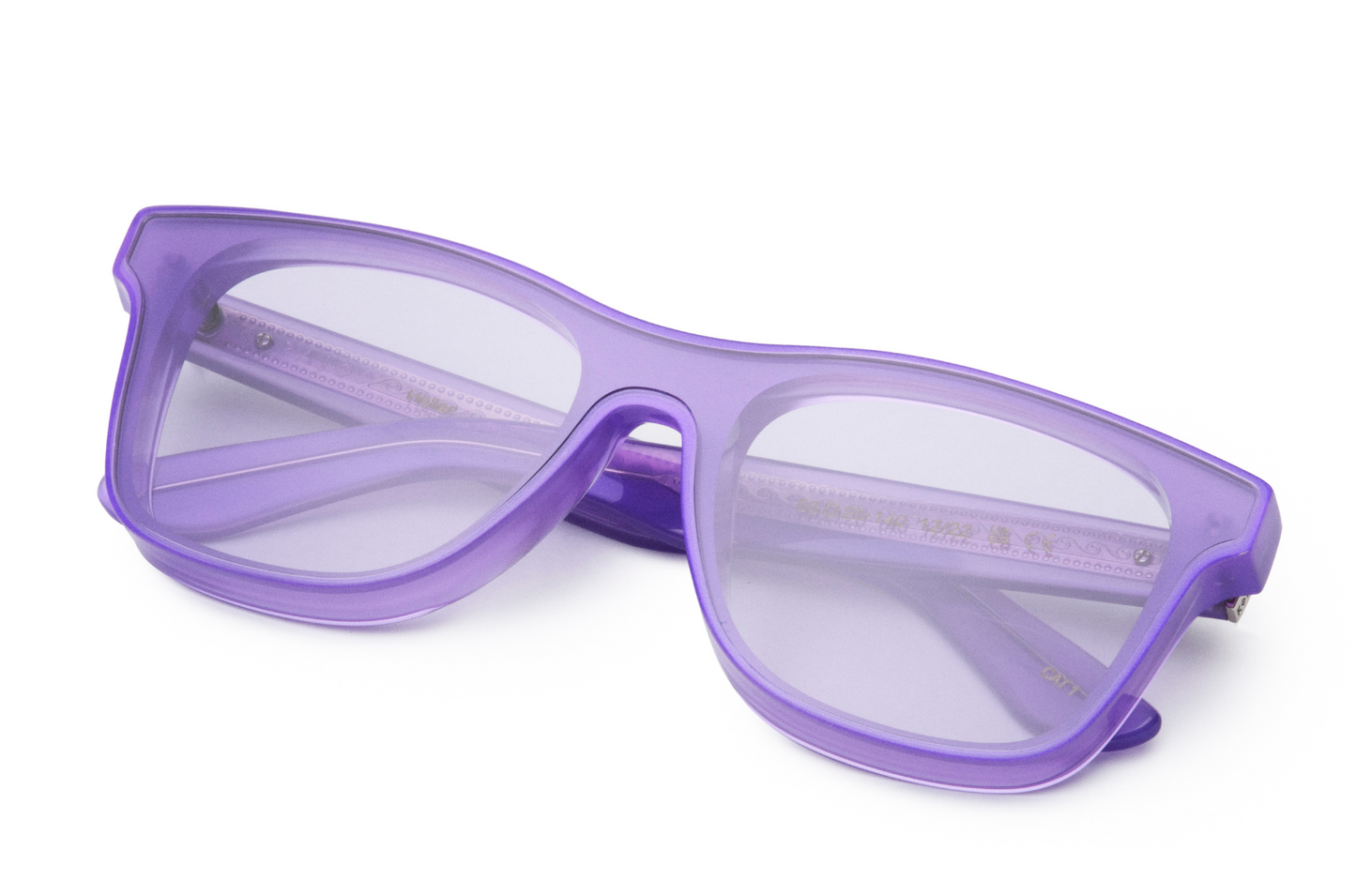 Violet pink mask sunglasses for women with polarized lenses by Kopajos