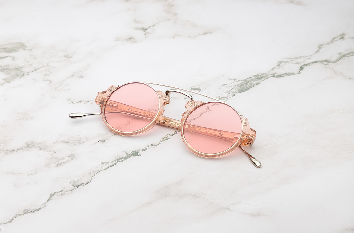 Isabella pink round sunglasses for women, Kopajos