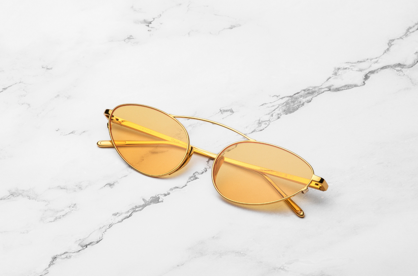 Gold cat eye sunglasses polarized
