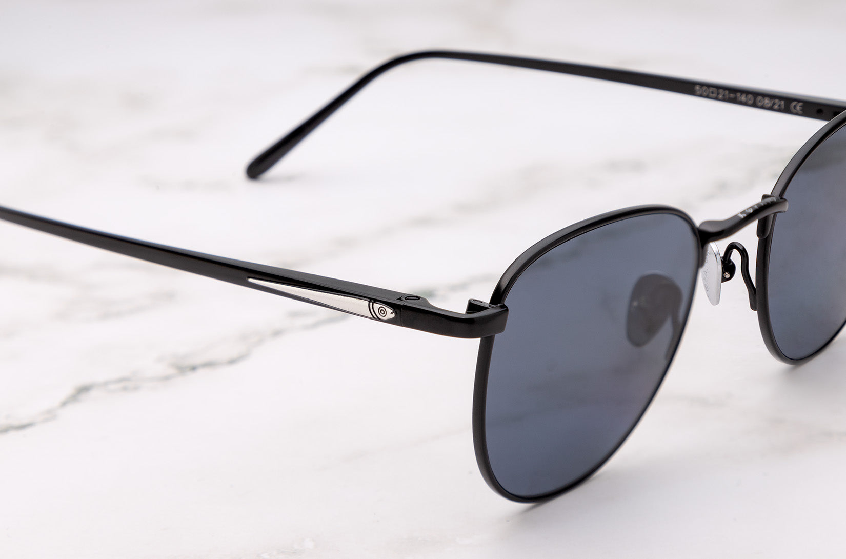 Mr. ling aviator sunglasses by Kopajos, logo details