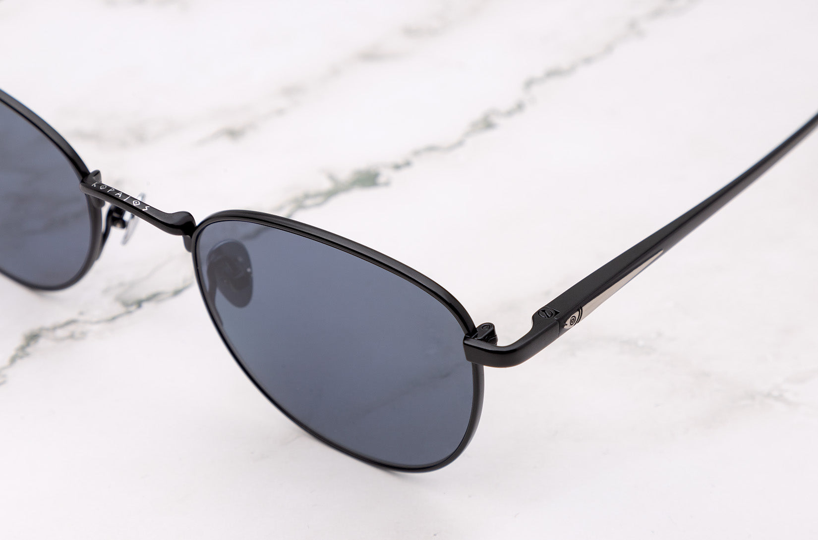 Mr. ling aviator sunglasses by Kopajos, frame details