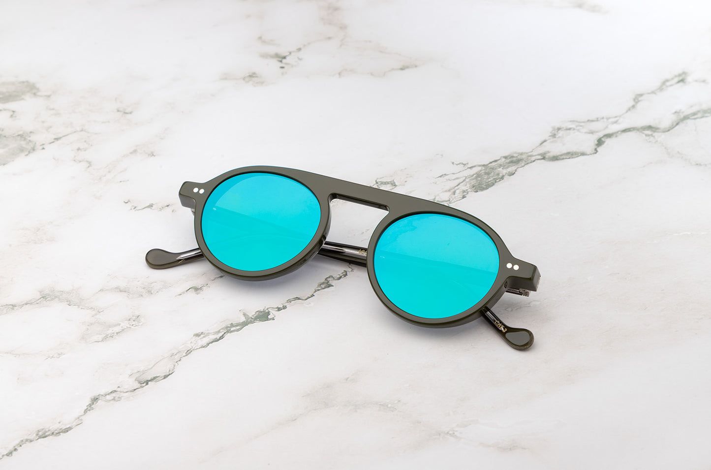 Peter Frank round polarized sunglasses by Kopajos