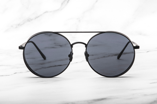 The Thunderball, an iconic pair of round sunglasses by Kopajos.