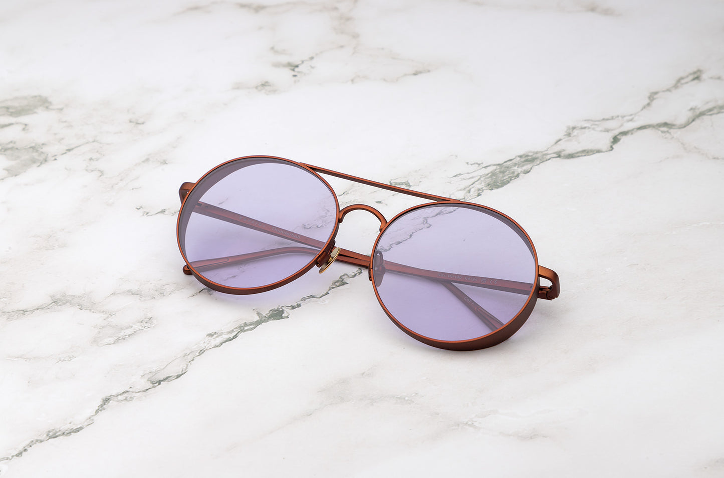 The unique design of the Thunderball, a pair of round shaped face sunglasses.