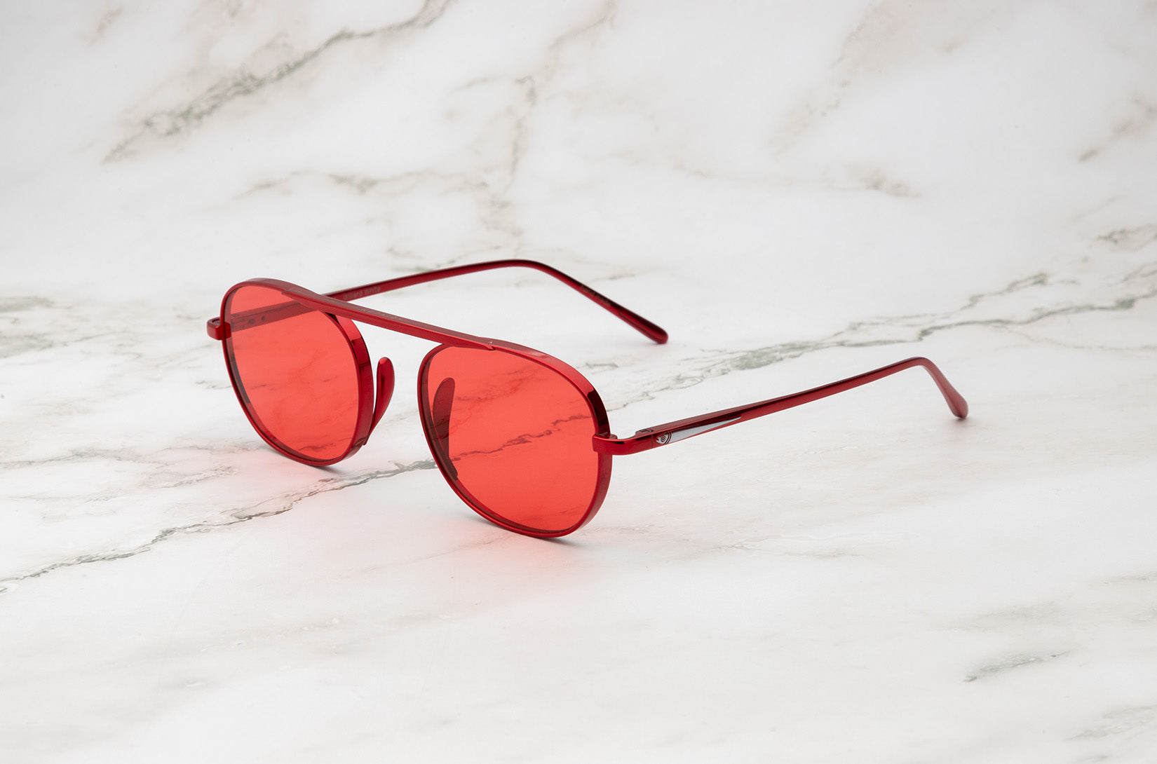 The robust and masterfully crafted Kopajos Willard White round frame sunglasses.