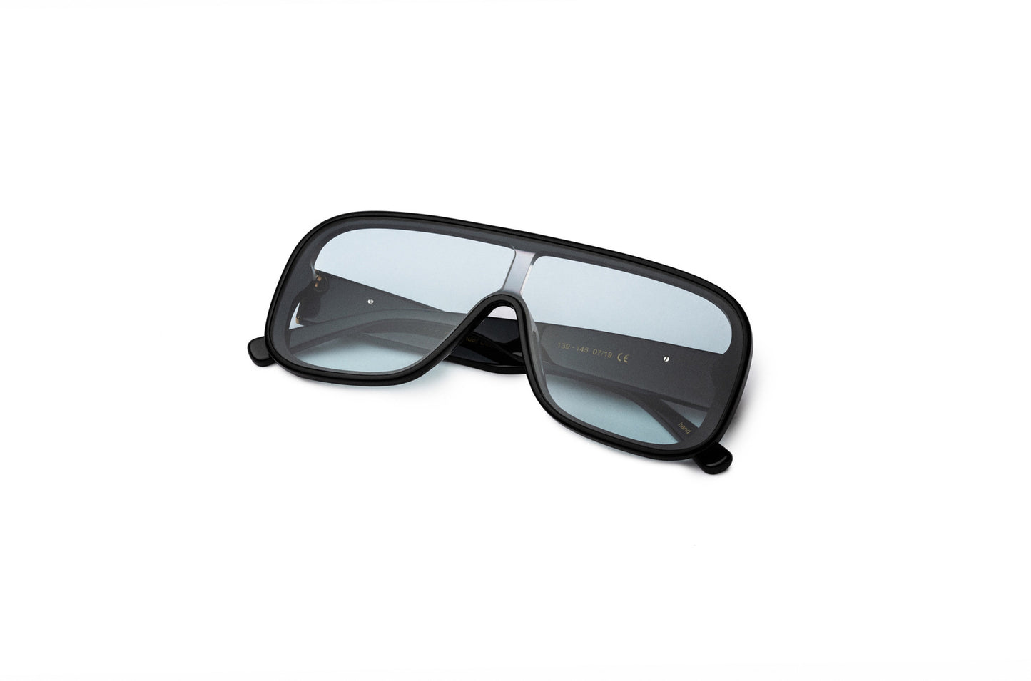 Black mask sunglasses with polarized lenses for men and women by Kopajos