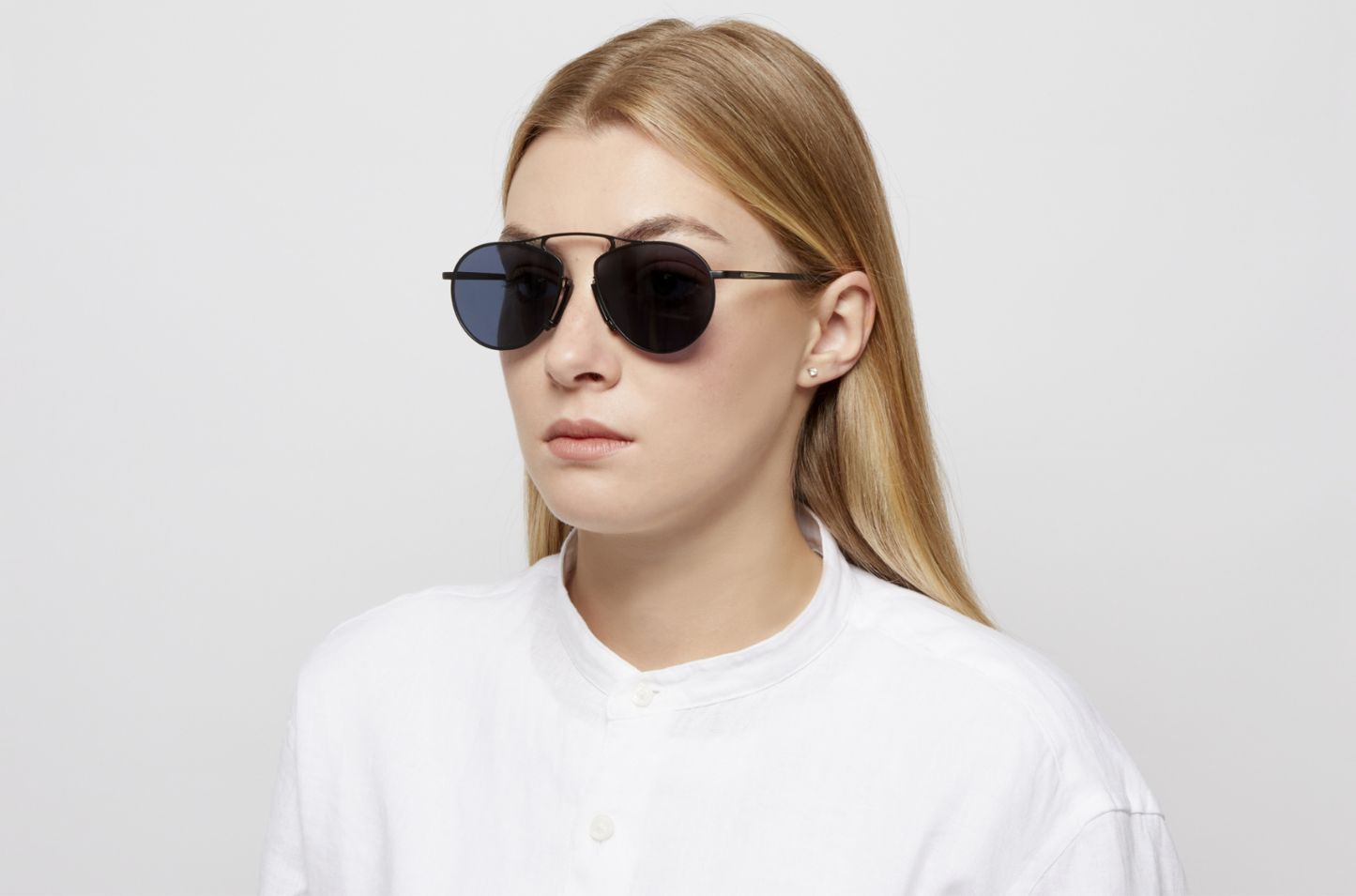 The Baron Samedi by Kopajos, aviator sunglasses for women with polarized lenses.