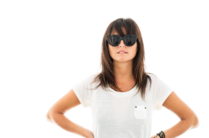 A pair of oversized sunnies with soft lines: the Fiona Volpe by Kopajos.